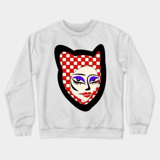 Catwoman is a punk queen Crewneck Sweatshirt